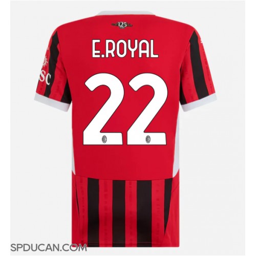 Zenski Nogometni Dres AC Milan Emerson Royal #22 Domaci 2024-25 Kratak Rukav